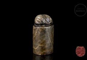 Carved jade seal ‘Elephant’, Ming dynasty