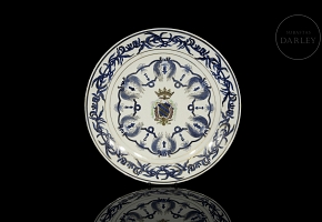 Plato de porcelana