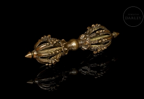 Bronze ritual instrument ‘Vajra’, Qing dynasty