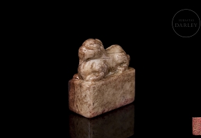 Jade seal ‘Reclining Animal’, Ming dynasty