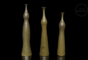Rayón and Lizarraga (20th century) ‘Three ceramic vases’