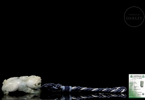 Natural jadeite necklace