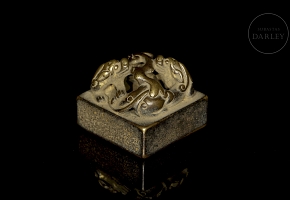 Sello de bronce 