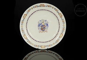 Plato de porcelana
