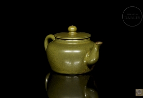 Tetera de cerámica esmaltada