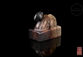 Carved jade seal ‘Camel’, Ming dynasty