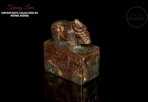 Sello de jade amarillo