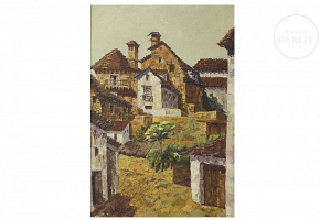 奥特罗 J. Otero（20世纪）《村庄》，1963年