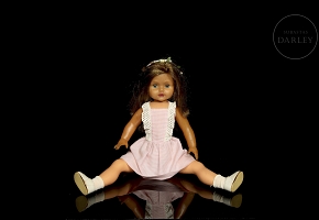 Muñeca clásica Mariquita Pérez de última época, España, c. 1970-1976