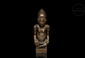 Figura conmemorativa, pueblo Kuba, R.D. del Congo, s.XX