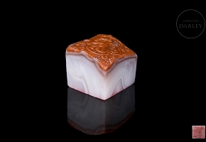Nanhong seal ‘Dragon among clouds’, Qing dynasty