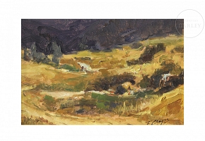 Fermin Alegre (1947-1996) “Countryside Landscape”