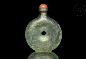Glass snuff bottle “Dragons”