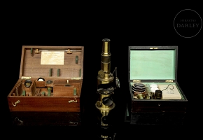 Lerebours et Secrétan “Microscope with accessories and cases” 1845 and 1854