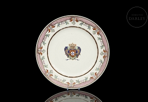 Plato de porcelana