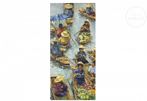 Pachx (20th century) ‘Floating market’