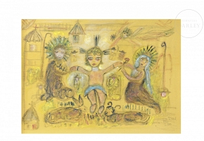 Mª Dolores Casanova Teruel (1928-2007)  “Jesus in the manger,” 2000