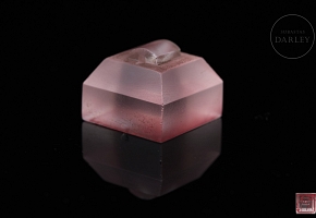 Carved quartz seal, Qing dynasty