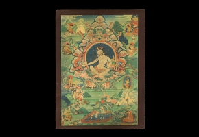 Tangka ‘Mahasiddha Nāropa’, 20th century