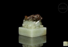 Sello de jade amarillo