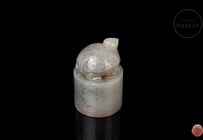 Hetian jade seal ‘Turtle’, Qing dynasty