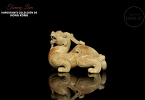 Figura de jade tallado
