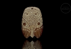 Jade ‘Cicada’ pendant, Liangzhu Culture