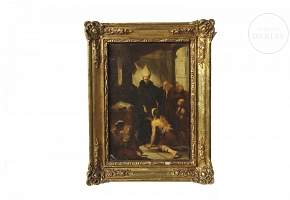 19世纪西班牙画派《圣托马斯·德·维拉努埃瓦施舍》