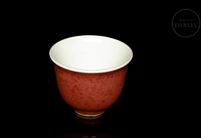 Glazed “Bull's Blood” bowl, Qing dynasty