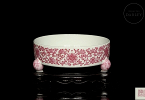 Glazed porcelain vessel ‘Lotus’s, with Daoguan mark