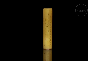 Shoushan stone cylinder seal ‘Poem’, 20th century