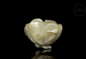 Carved jade ‘Lotus’ vessel, Qing dynasty