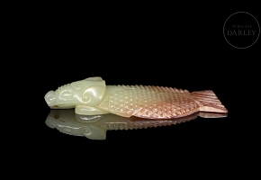 Carved jade figure ‘Bat’, Han dynasty