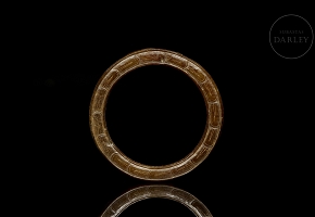 Brazalete de jade amarillo
