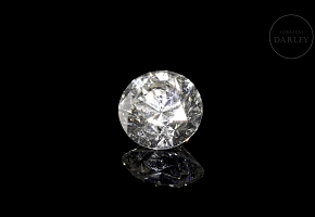 Diamante natural en talla brillante, 2.08 ct, certificado HRD
