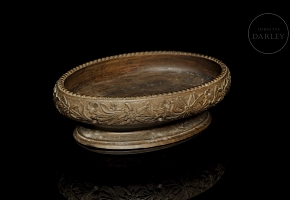 Carved wooden centrepiece, Asia, 20th century