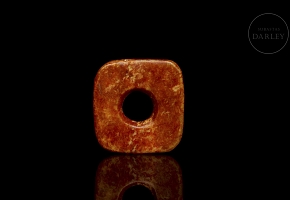 Carved jade pendant, Hongshan culture