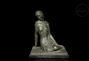 Juan de Avalos (1911–2006) ‘Lady Seated by the Pond’