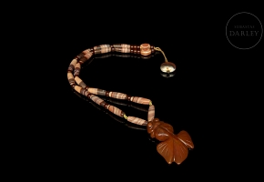 Collar de Dzi de ágata