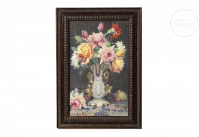 José Marced Furio (1889-1967) ‘Still life with flowers’