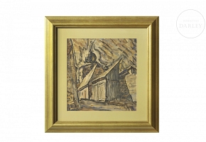 Albert Stefan Kohler (1883-1946) ‘Houses’