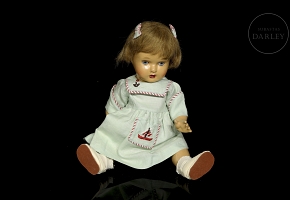 Muñeca clásica Mariquita Pérez, España, c. 1945-1952