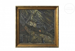 Albert Stefan Kohler (1883-1946) ‘Night Scene’, 1927