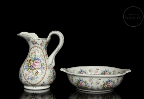 Aguamanil de porcelana, s.XX