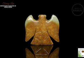 Jade pendant “Bird,” Hongshan culture