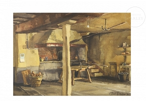 Abel Puche (1923-2002) ‘Interior’, 1980