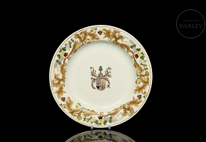 Plato de porcelana
