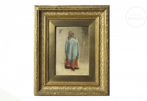 J·加什《蒙面纱的女士》，1892年