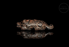 Amuleto de ágata negra