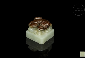 Sello de jade amarillo